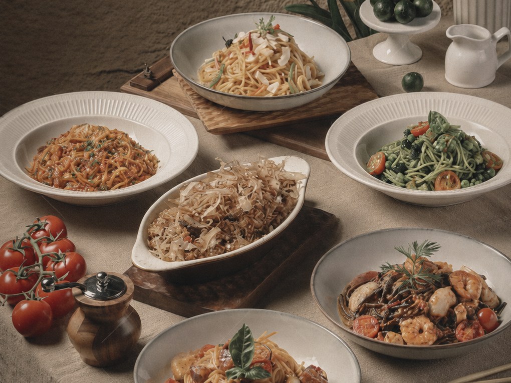 A generous Cuseho buffet spread across cuisines, warm and ready to serve